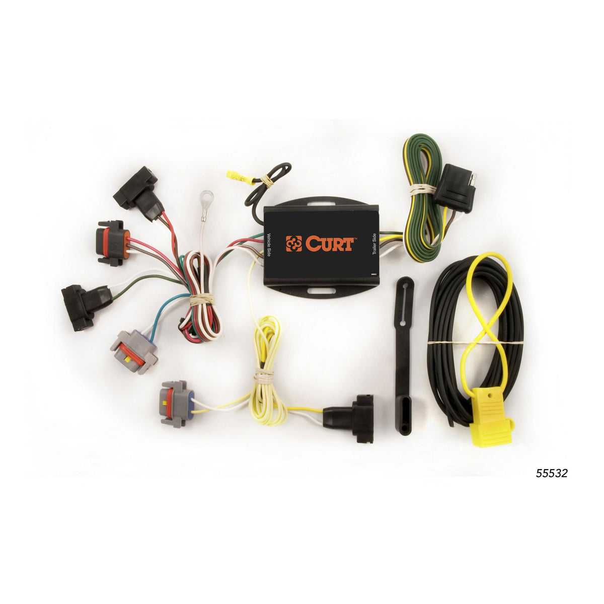 CURT 55532 Vehicle-Side Custom 4-Pin Trailer Wiring Harness, Fits Select Chrysler PT Cruiser