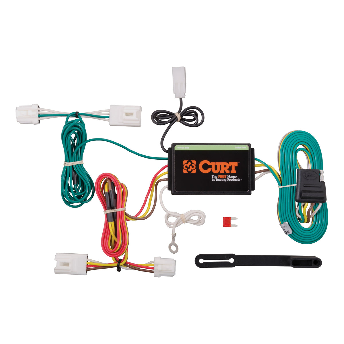 CURT 55571 Vehicle-Side Custom 4-Pin Trailer Wiring Harness, Fits Select Nissan Murano