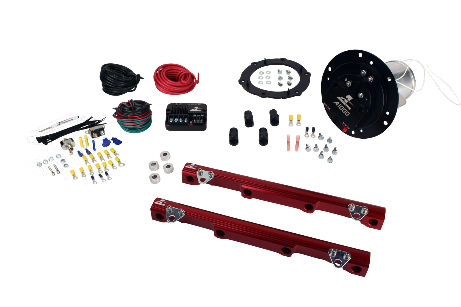Aeromotive 03-04 Cobra Fuel System - A1000/Rails/PSC/Fittings - 17189