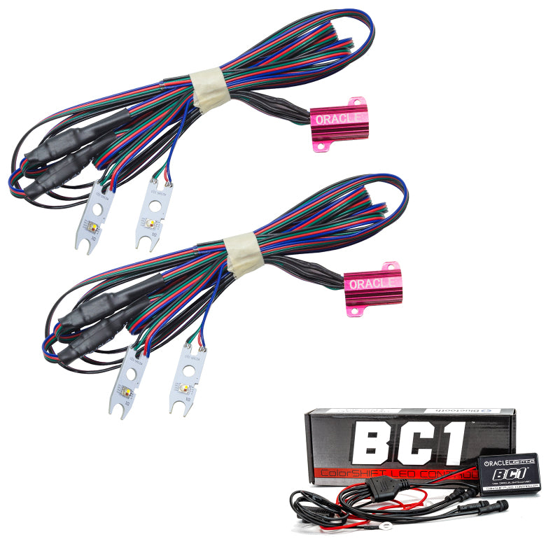 Oracle 15-17 Ford F-150 Headlight DRL Upgrade Kit - ColorSHIFT w/ BC1 Controller- 2395-335