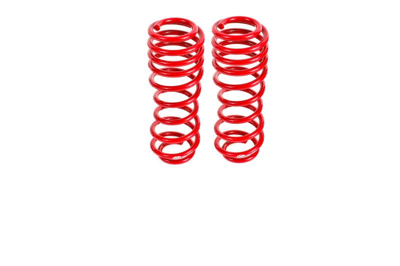 BMR 05-14 S197 Mustang GT/GT500 Rear Handling Version Lowering Springs - Red - SP067R