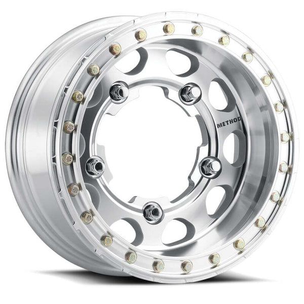 Method MR103 Beadlock 17x9 -12mm Offset 8x170 130.81mm CB Raw Machined w/BH-H24125 Wheel - MR10379087312B by Method Wheels