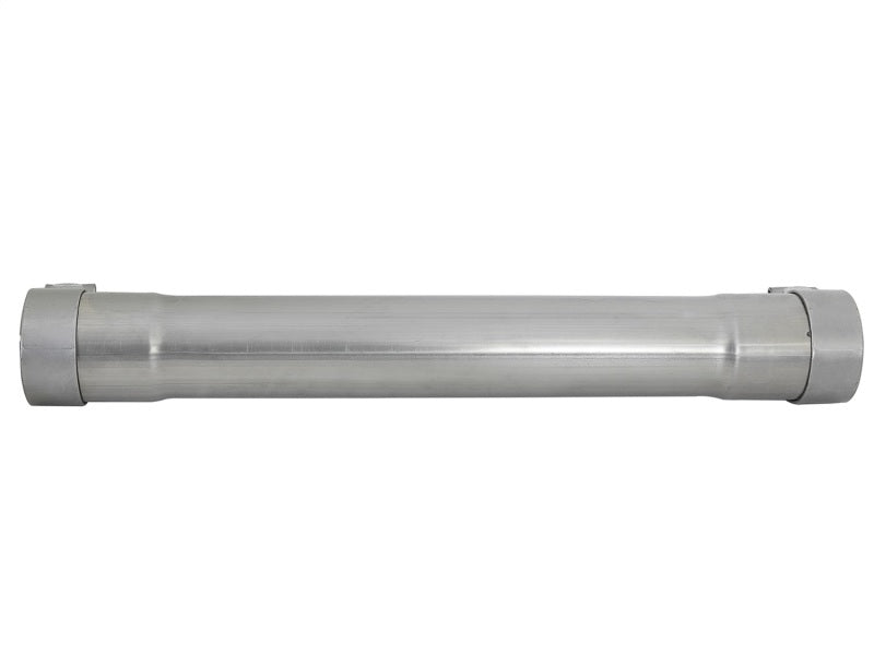 aFe MACH Force-Xp 409 SS Muffler Pipe 2.5in. Inlet/Outlet / 14in. Body / 20in. Length - 49M00035