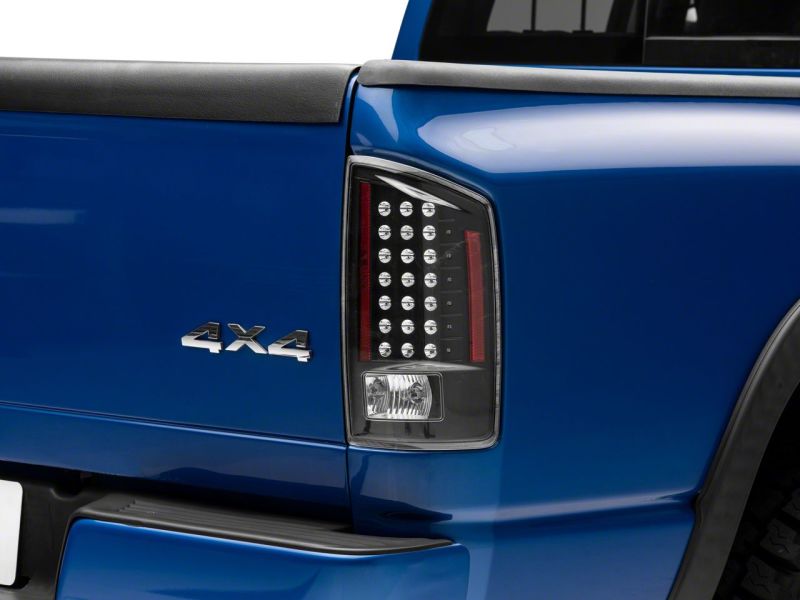 Raxiom 07-08 Dodge RAM 1500 LED Tail Lights- Blk Housing (Clear Lens) - R110152