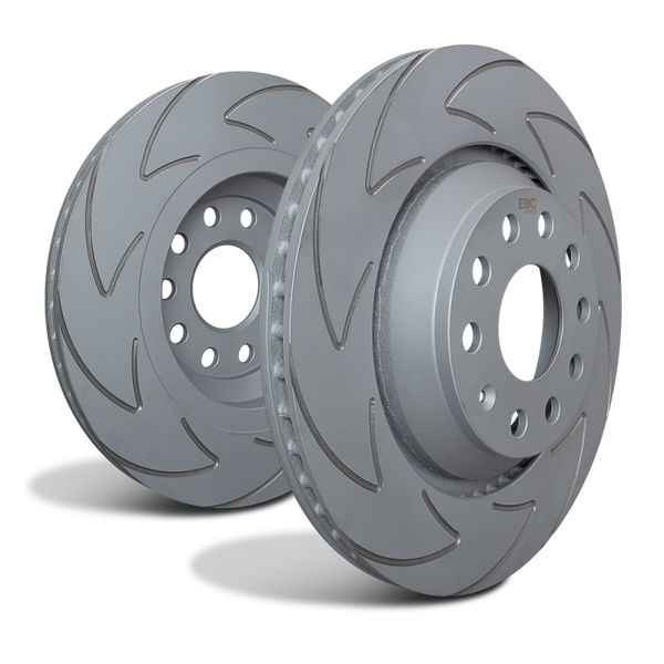 EBC 03-12 Mazda RX8 1.3L Rotary (w/Standard Suspension) Front BSD Rotors - BSD7221 for 2004-2011 Mazda RX 8