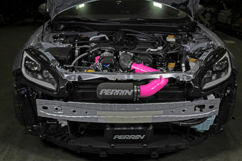 Perrin 22-23 Subaru BRZ/GR86 Cold Air Intake - Hyper Pink - PSP-INT-335HP