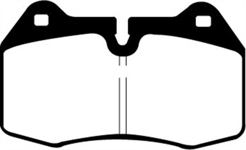 EBC 03-04 Infiniti G35 3.5 (Manual) (Brembo) Greenstuff Front Brake Pads - DP21644 for 2003-2006 Nissan Sentra - angle view