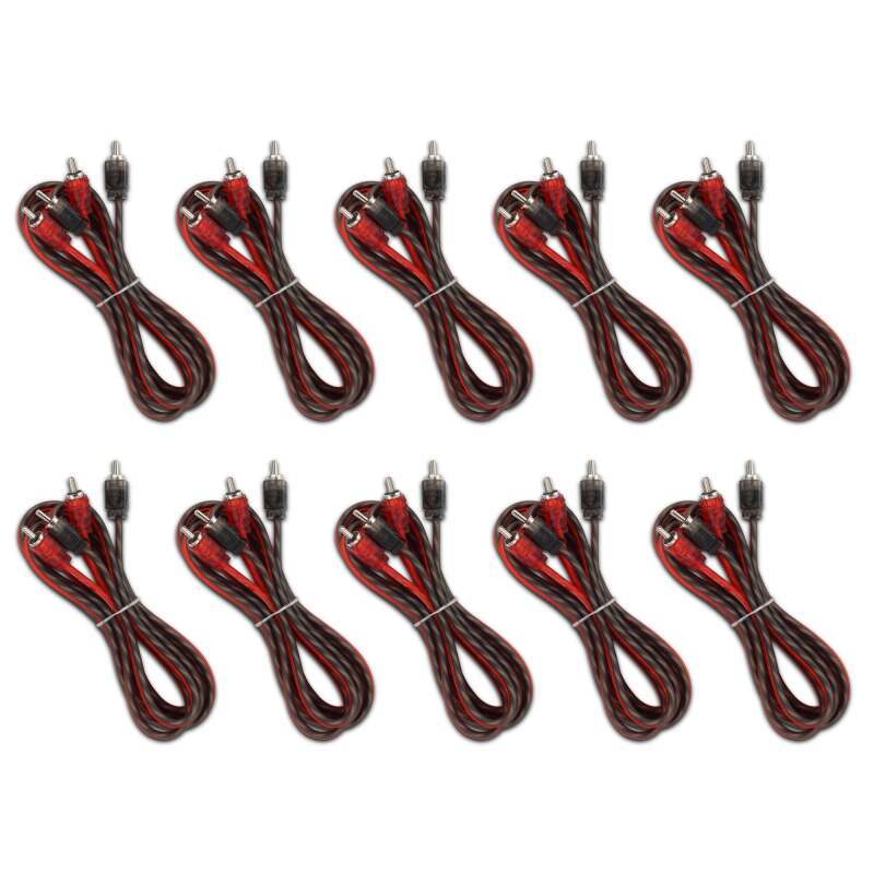 DS18 Level 1 RCA 6-Feet 10 x Pack - RCA-6FT.10PK - front view