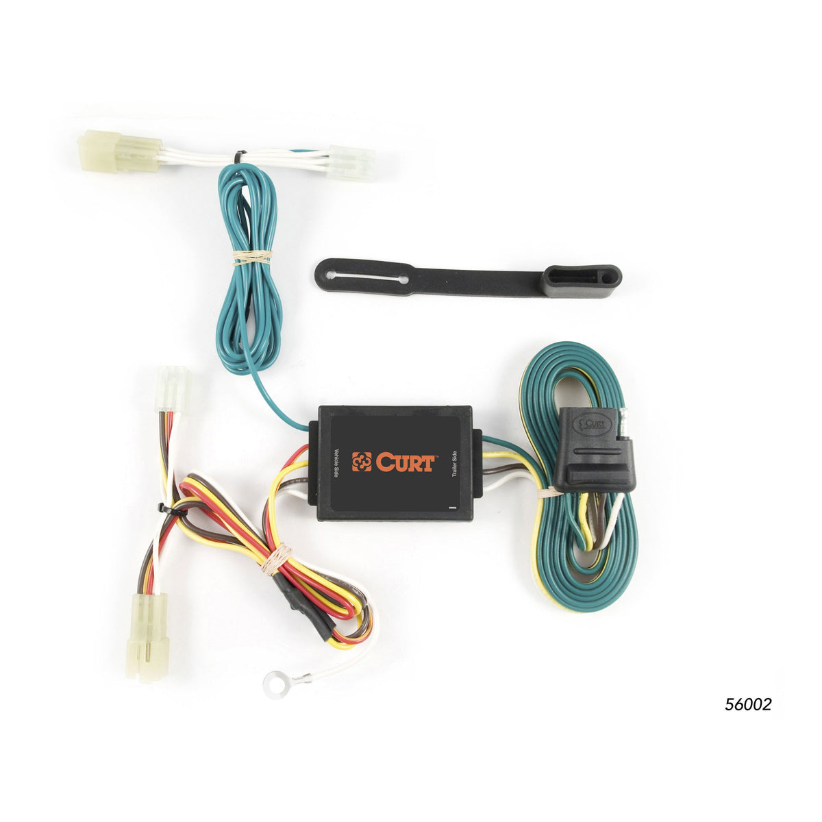 CURT 56002 Vehicle-Side Custom 4-Pin Trailer Wiring Harness, Fits Select Suzuki Grand Vitara, SX4