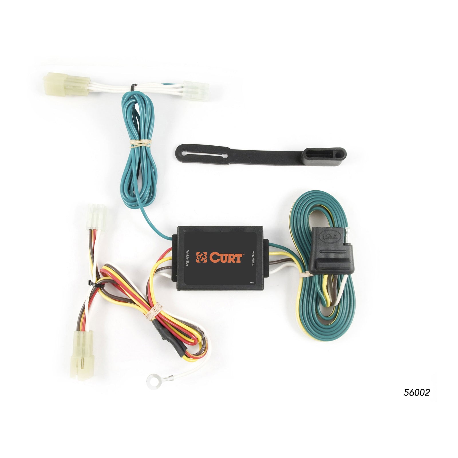 CURT 56002 Vehicle-Side Custom 4-Pin Trailer Wiring Harness, Fits Select Suzuki Grand Vitara, SX4