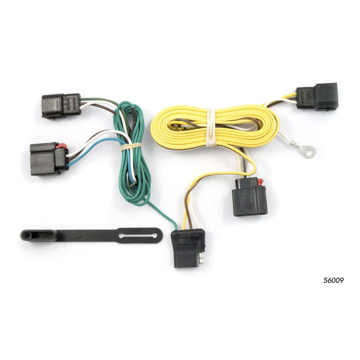 CURT 56009 Vehicle-Side Custom 4-Pin Trailer Wiring Harness, Fits Select Jeep Grand Cherokee