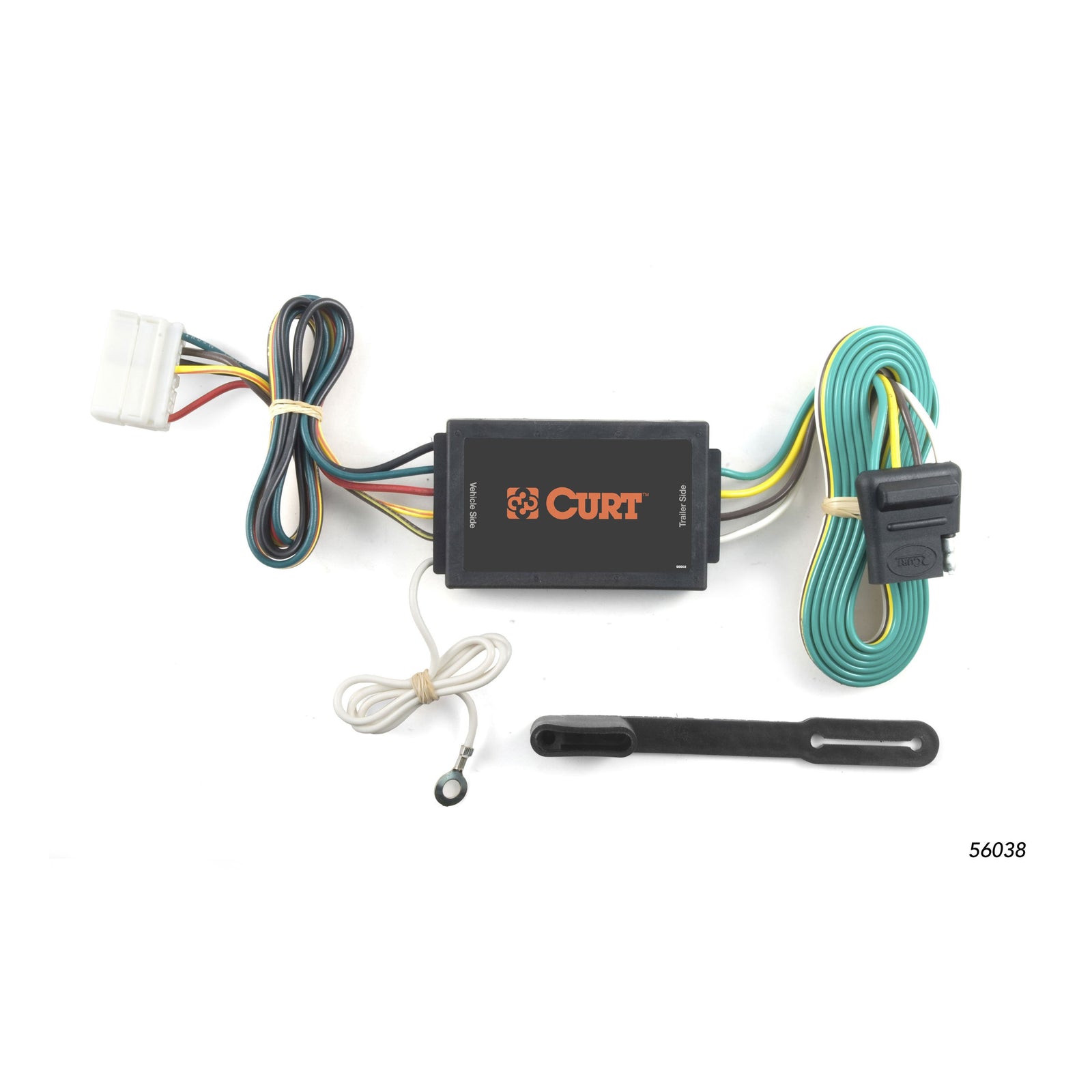 CURT 56038 Vehicle-Side Custom 4-Pin Trailer Wiring Harness, Fits Select Acura MDX