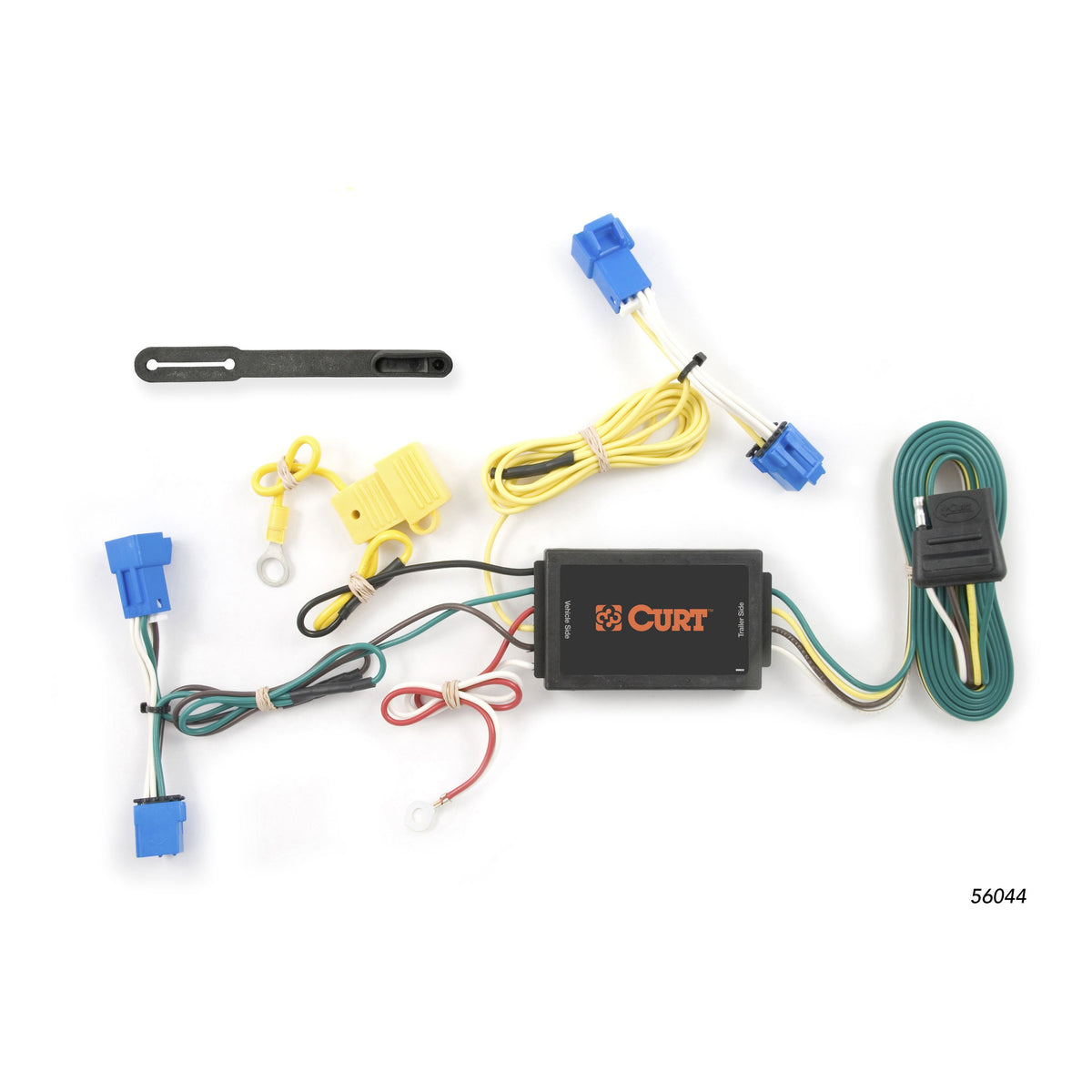 CURT 56044 Vehicle-Side Custom 4-Pin Trailer Wiring Harness, Fits Select Cadillac CTS Sedan, Coupe