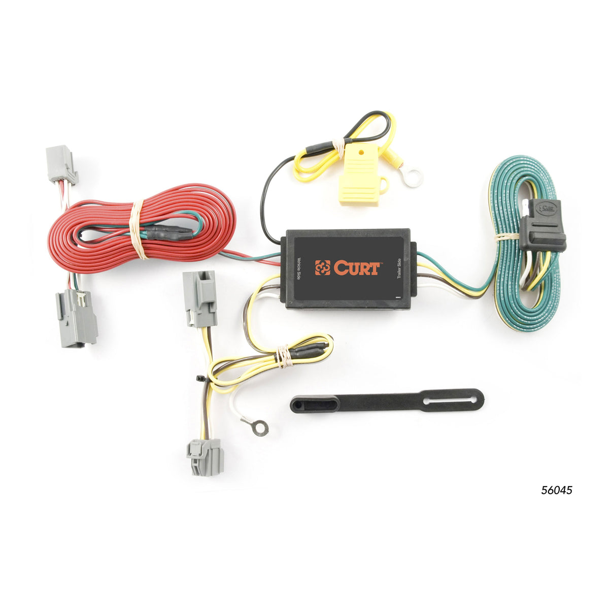 CURT 56045 Vehicle-Side Custom 4-Pin Trailer Wiring Harness, Fits Select Volvo XC90