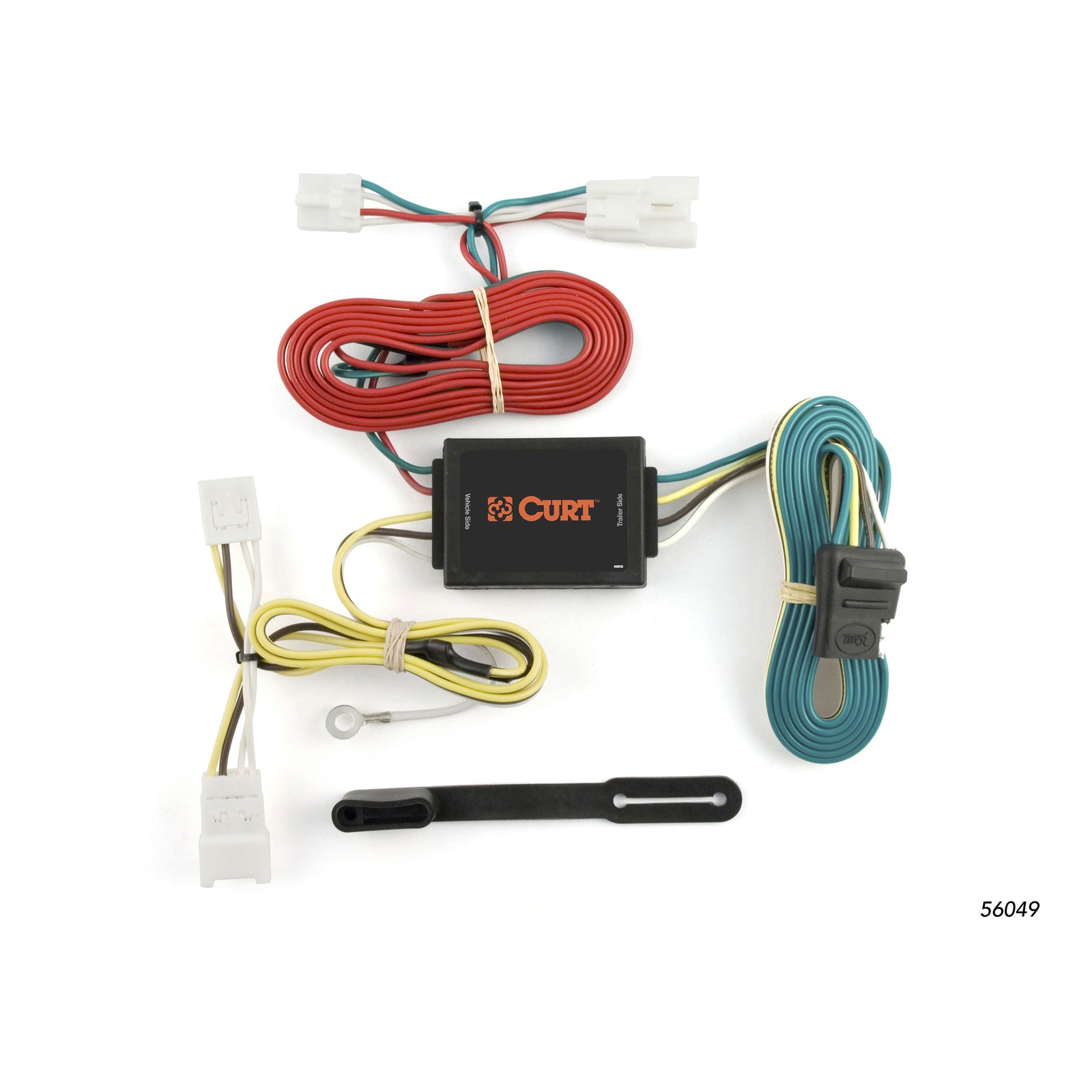 CURT 56049 Vehicle-Side Custom 4-Pin Trailer Wiring Harness, Fits Select Hyundai Elantra, Sonata, Kia Optima Sedan