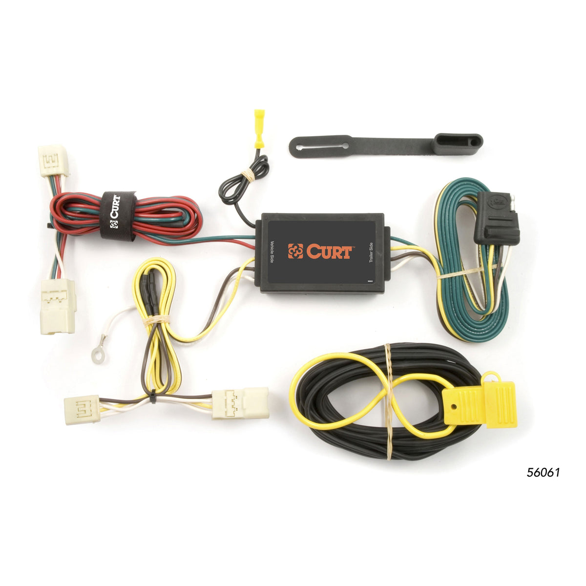 CURT 56061 Vehicle-Side Custom 4-Pin Trailer Wiring Harness, Fits Select Subaru Impreza