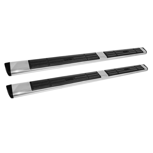 Westin Premier 6 in Oval Side Bar - Stainless Steel 75 in - Stainless Steel - 22-6020 for 1988-1995 Chevrolet C1500 - front v