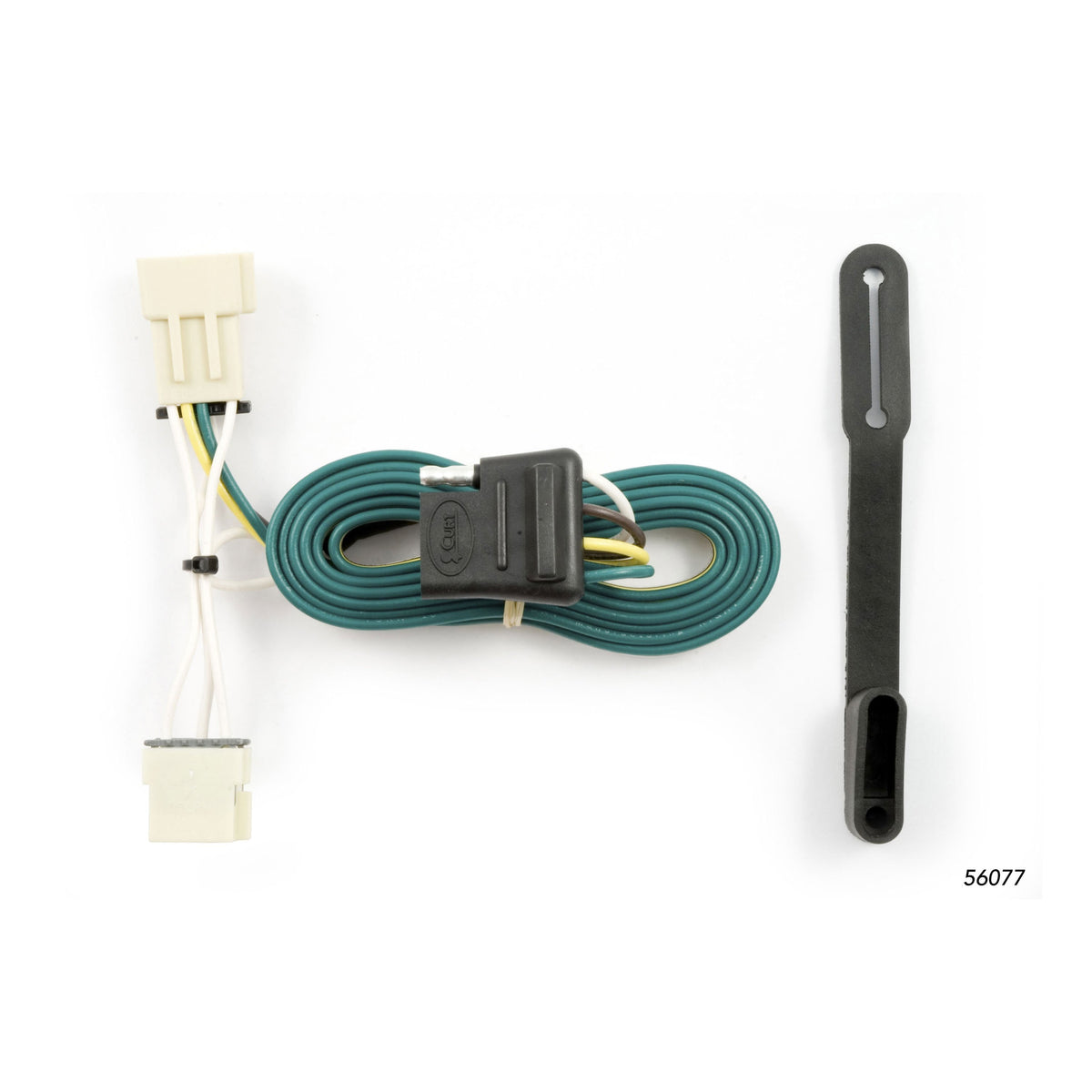 CURT 56077 Vehicle-Side Custom 4-Pin Trailer Wiring Harness, Fits Select Pontiac Montana, Saturn Relay, Buick Terraza, Chevrolet Uplander