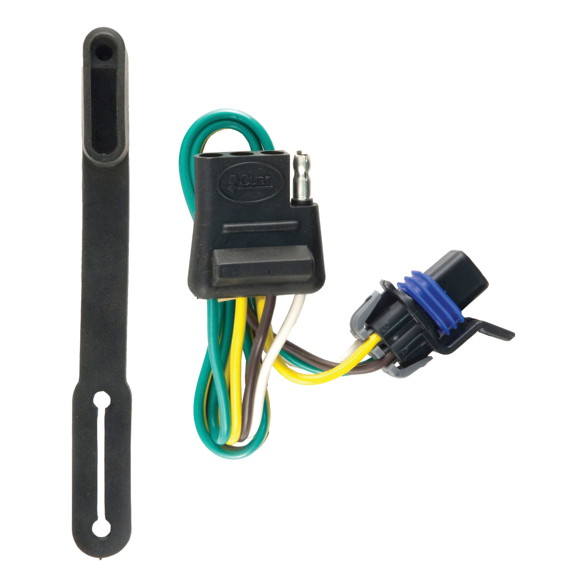 CURT 56096 Vehicle-Side Custom 4-Pin Trailer Wiring Harness, Fits Select Cadillac SRX