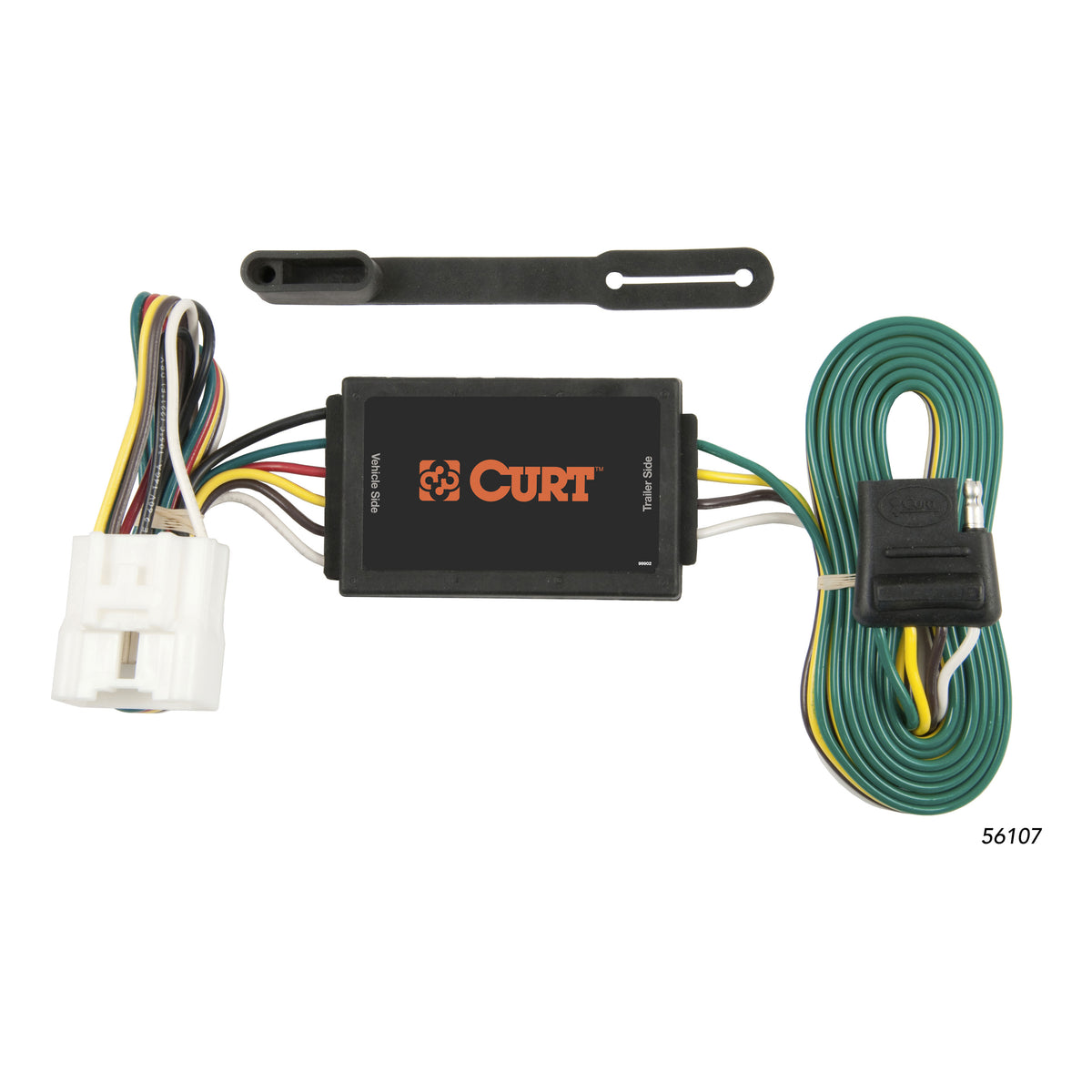 CURT 56107 Vehicle-Side Custom 4-Pin Trailer Wiring Harness, Fits Select Toyota Highlander