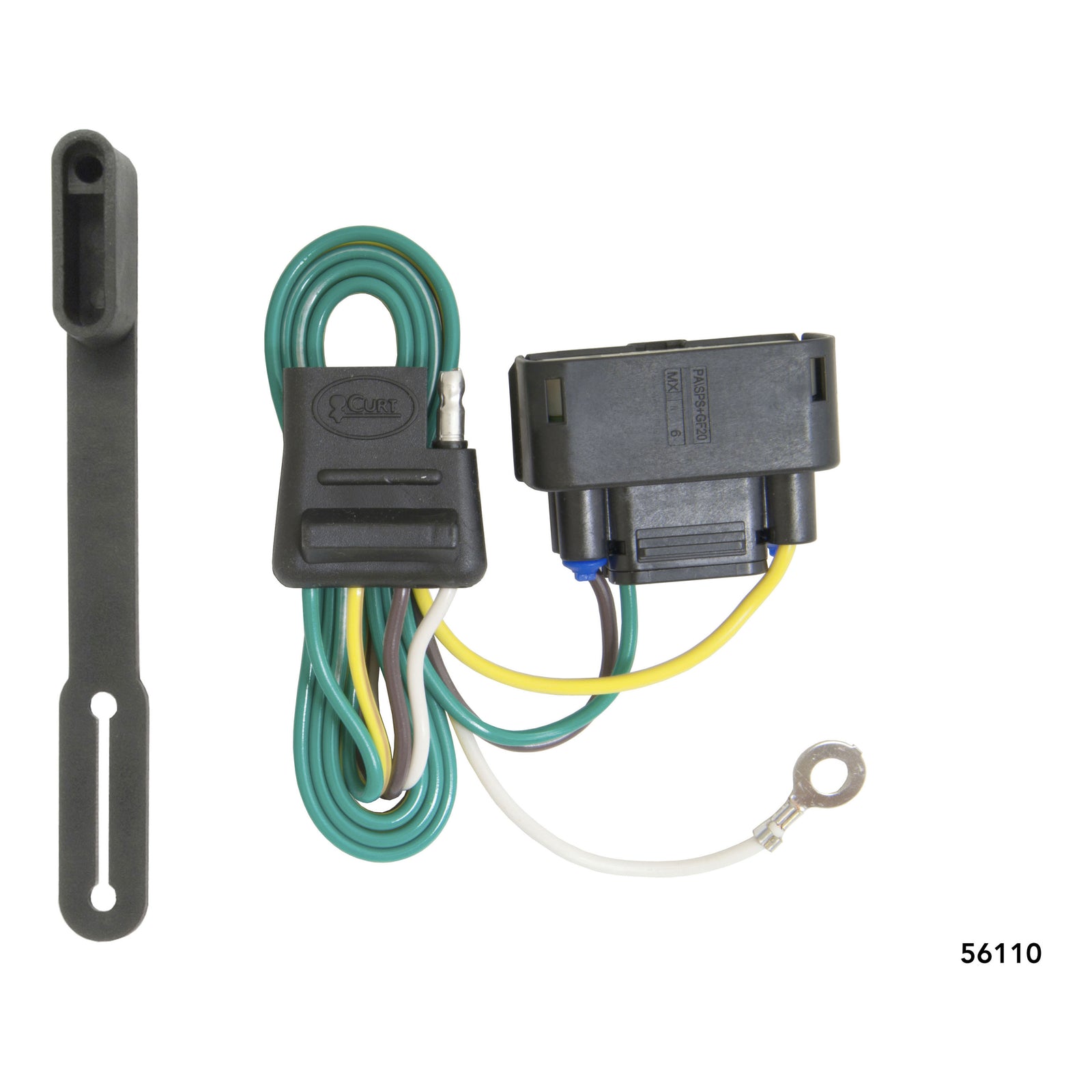 CURT 56110 Vehicle-Side Custom 4-Pin Trailer Wiring Harness, Fits Select Ford F-150