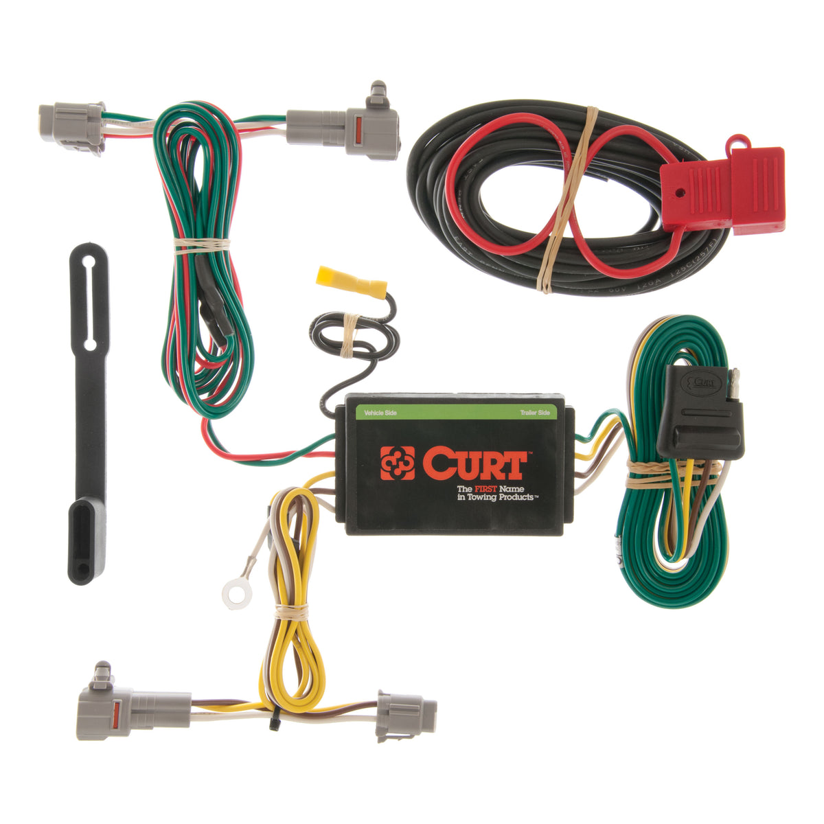 CURT 56111 Vehicle-Side Custom 4-Pin Trailer Wiring Harness, Fits Select Subaru Impreza Hatchback