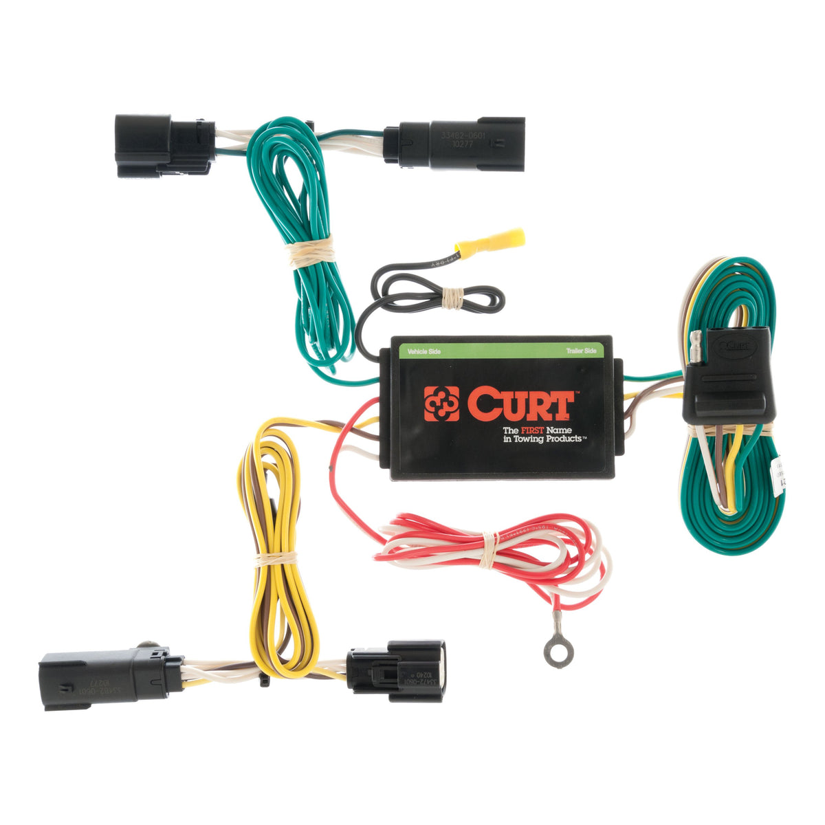 CURT 56121 Vehicle-Side Custom 4-Pin Trailer Wiring Harness, Fits Select Lincoln MKX