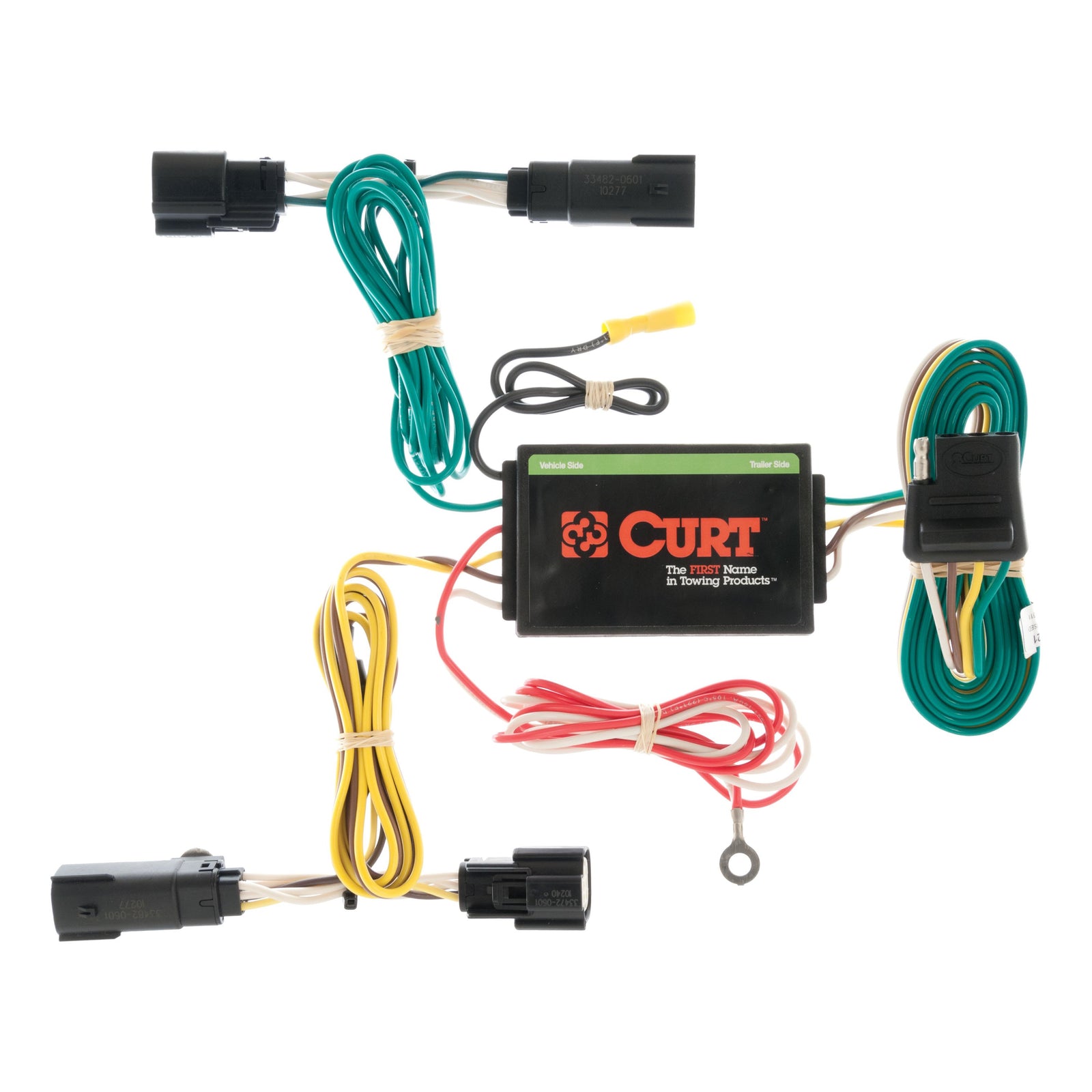 CURT 56121 Vehicle-Side Custom 4-Pin Trailer Wiring Harness, Fits Select Lincoln MKX