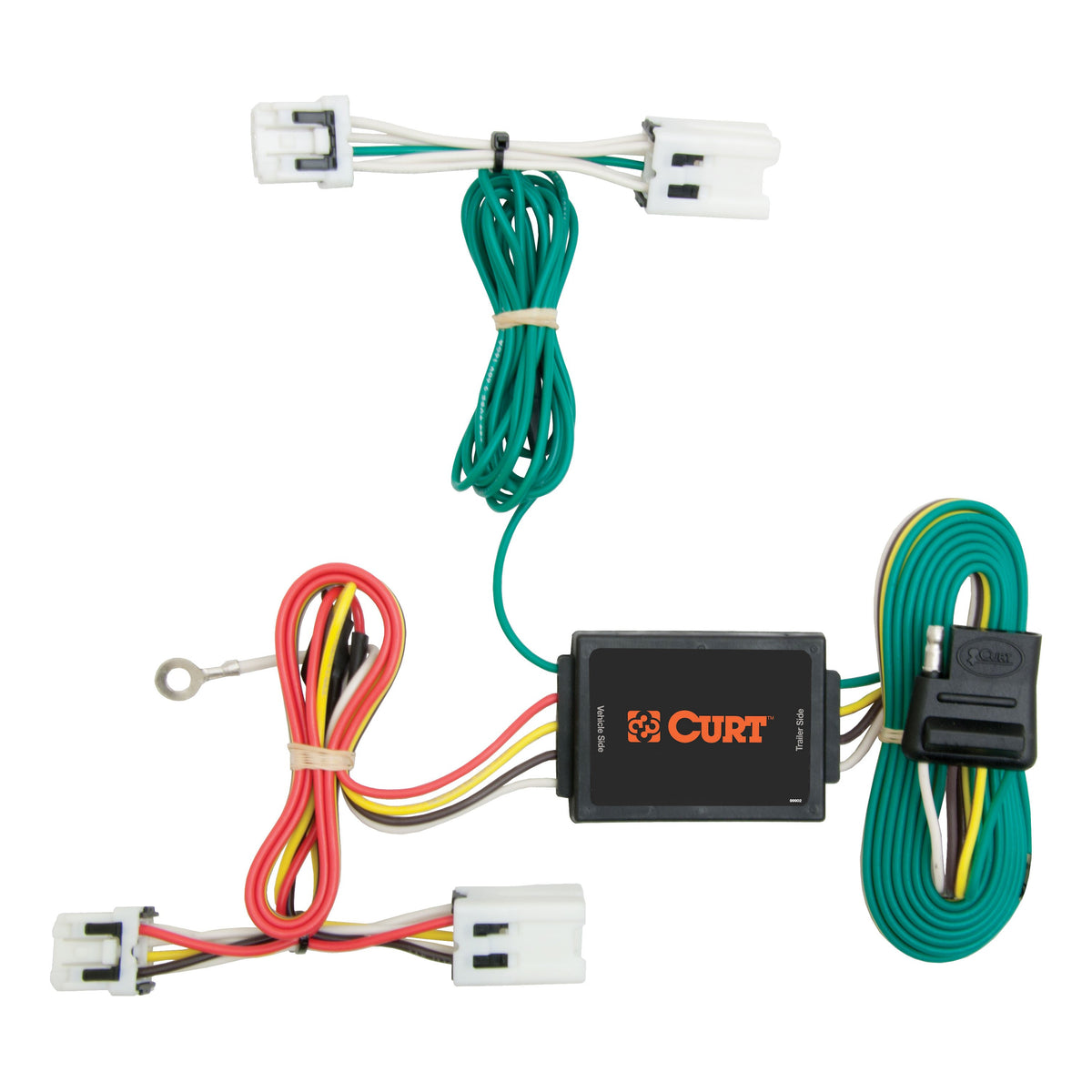 CURT 56124 Vehicle-Side Custom 4-Pin Trailer Wiring Harness, Fits Select Nissan Juke