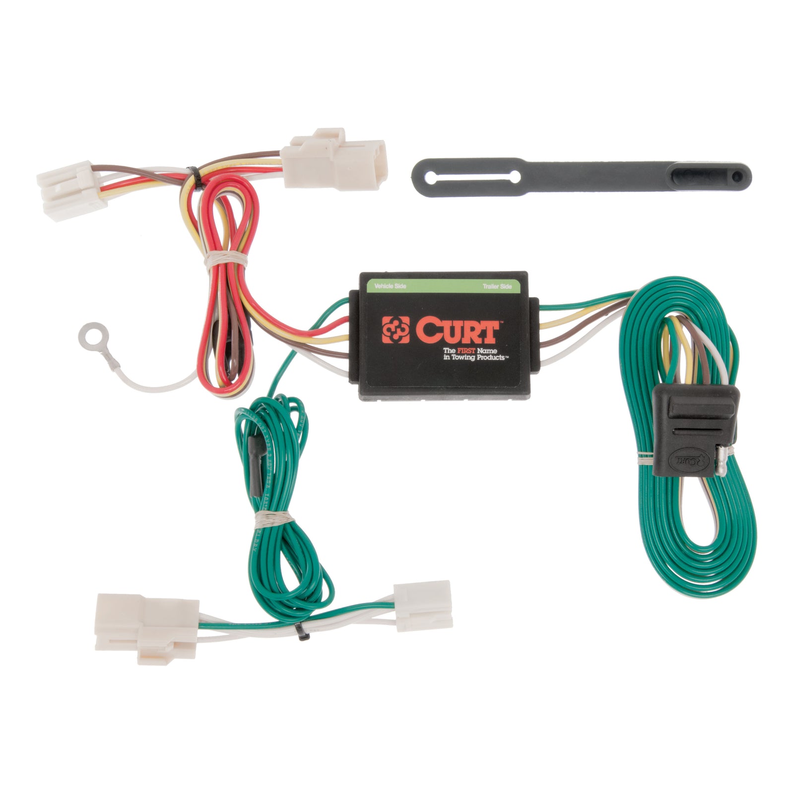 CURT 56149 Vehicle-Side Custom 4-Pin Trailer Wiring Harness, Fits Select Hyundai Accent Sedan