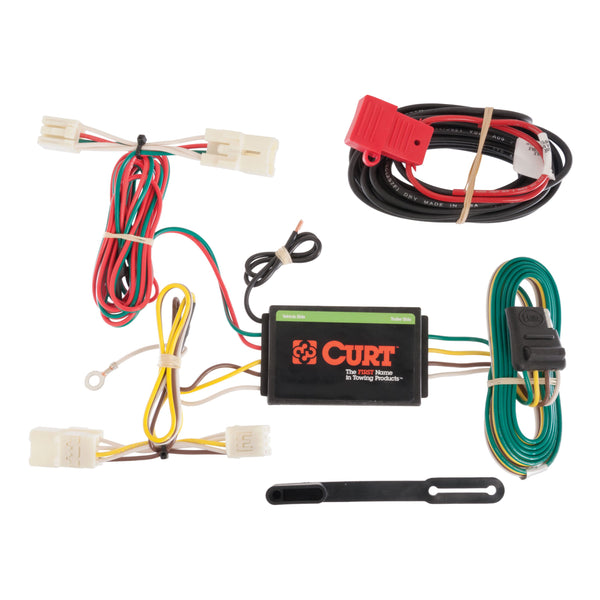 CURT 56165 Vehicle-Side Custom 4-Pin Trailer Wiring Harness, Fits Select Toyota RAV4