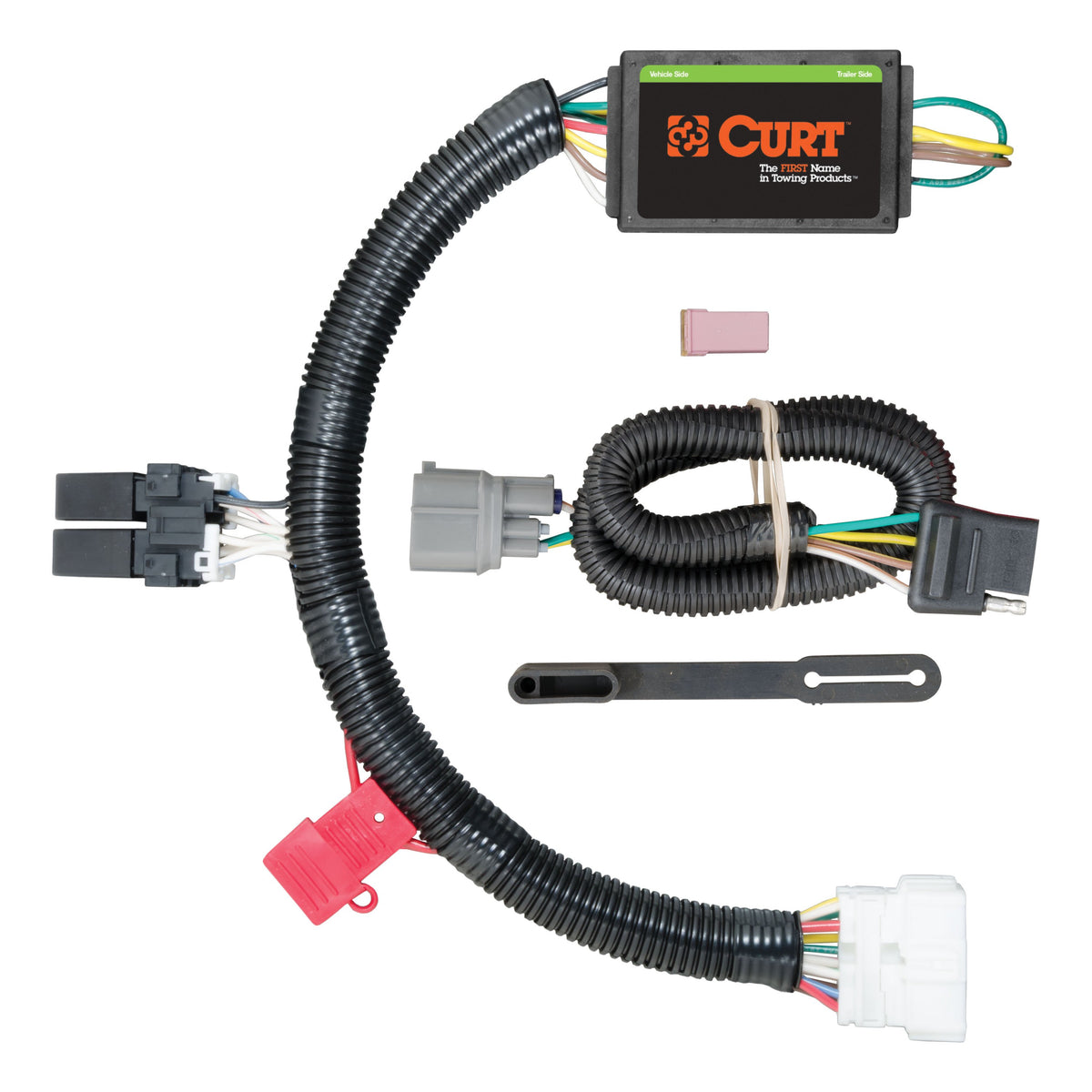 CURT 56170 Vehicle-Side Custom 4-Pin Trailer Wiring Harness, Fits Select Honda Pilot