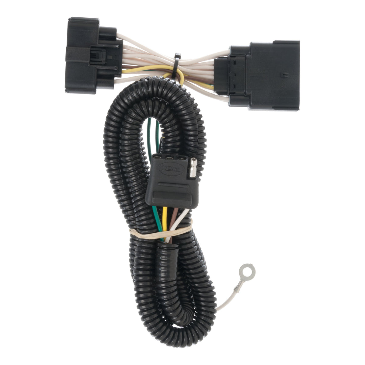 CURT 56172 Vehicle-Side Custom 4-Pin Trailer Wiring Harness, Fits Select Ford Explorer