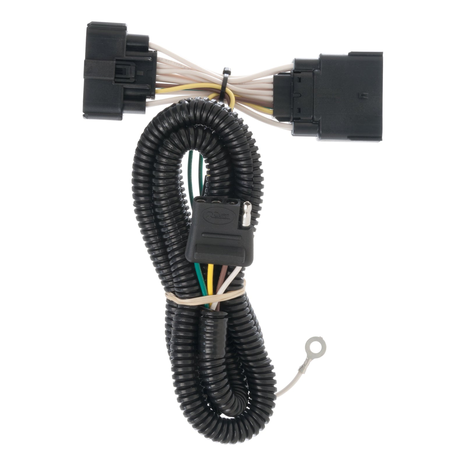 CURT 56172 Vehicle-Side Custom 4-Pin Trailer Wiring Harness, Fits Select Ford Explorer