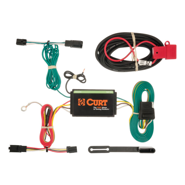 CURT 56176 Vehicle-Side Custom 4-Pin Trailer Wiring Harness, Fits Select Chevrolet Malibu