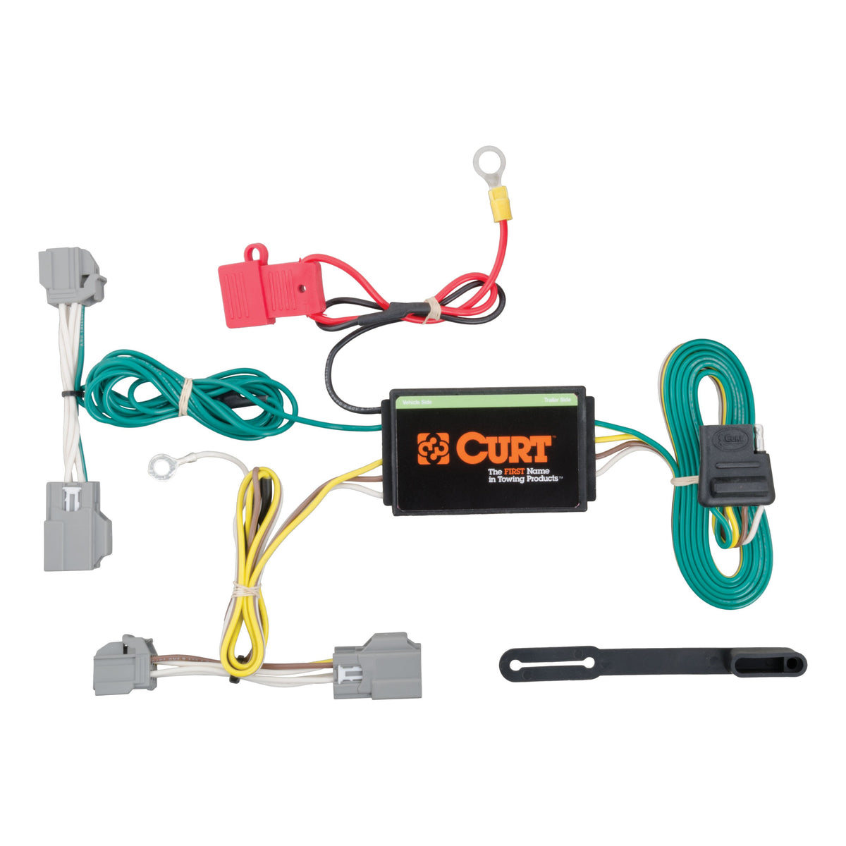CURT 56207 Vehicle-Side Custom 4-Pin Trailer Wiring Harness, Fits Select Cadillac CTS Sedan