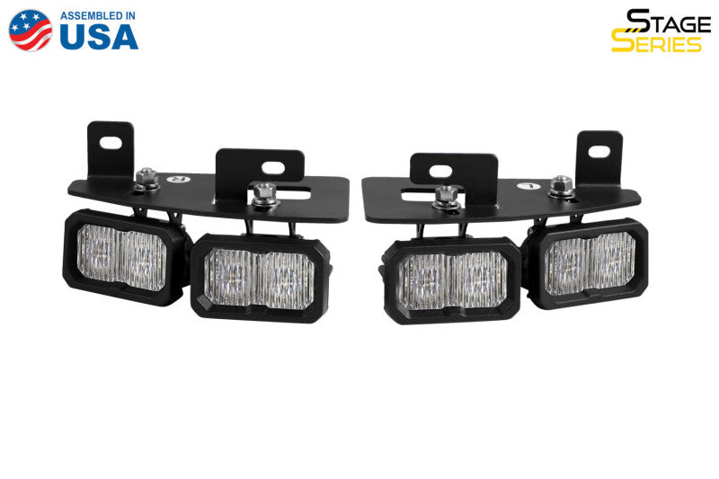 Diode Dynamics SSC2 LED Fog Pocket Kit for 2019-Present Ram - White Sport - DD7622