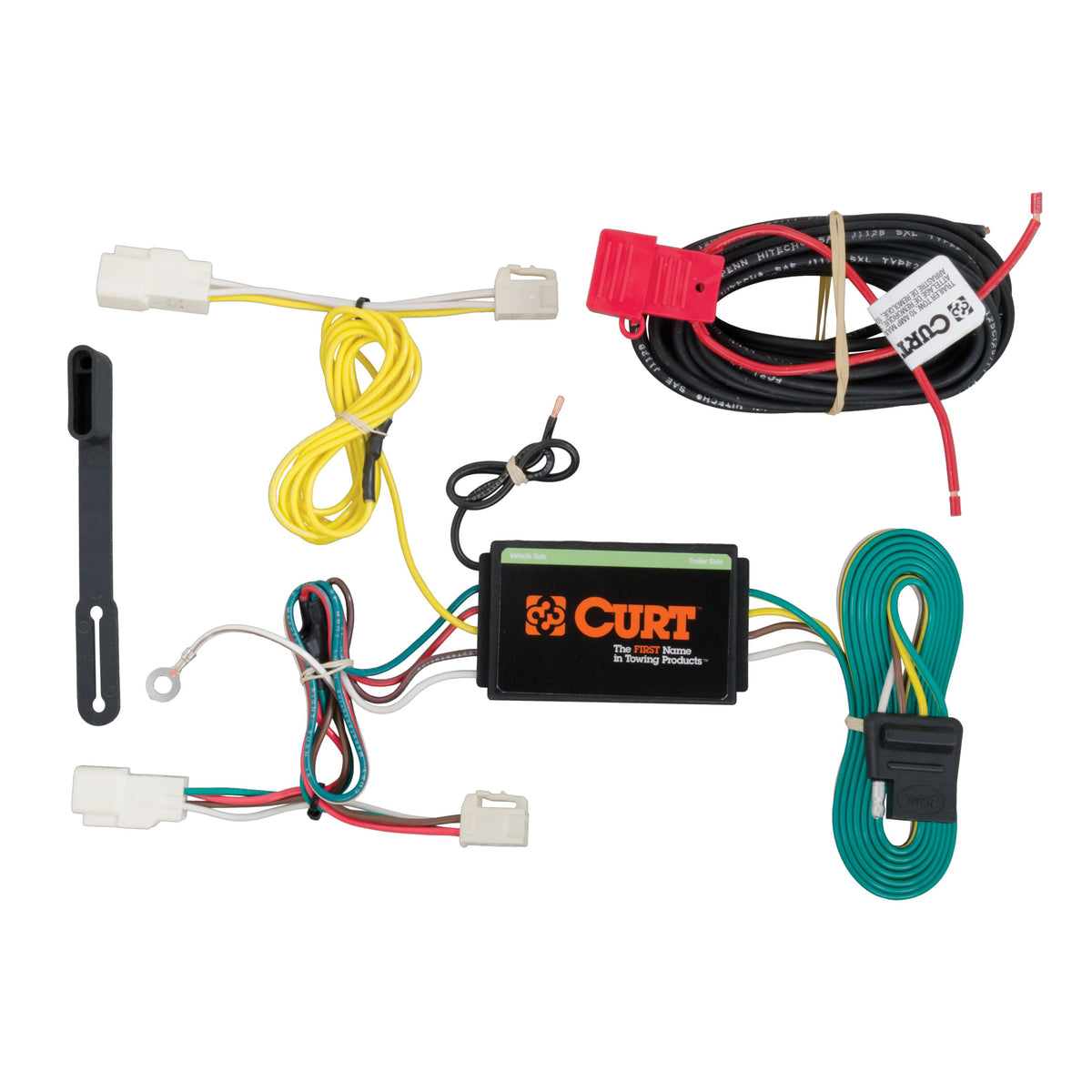CURT 56212 Vehicle-Side Custom 4-Pin Trailer Wiring Harness, Fits Select Subaru Impreza, BRZ, Scion FR-S
