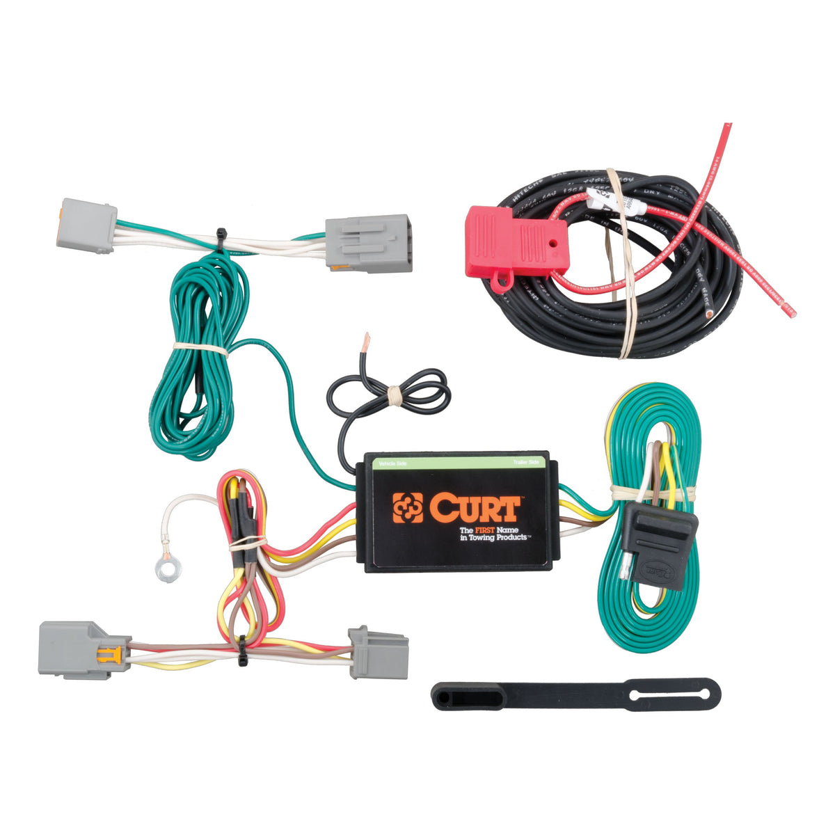 CURT 56218 Vehicle-Side Custom 4-Pin Trailer Wiring Harness, Fits Select Ford Transit Connect