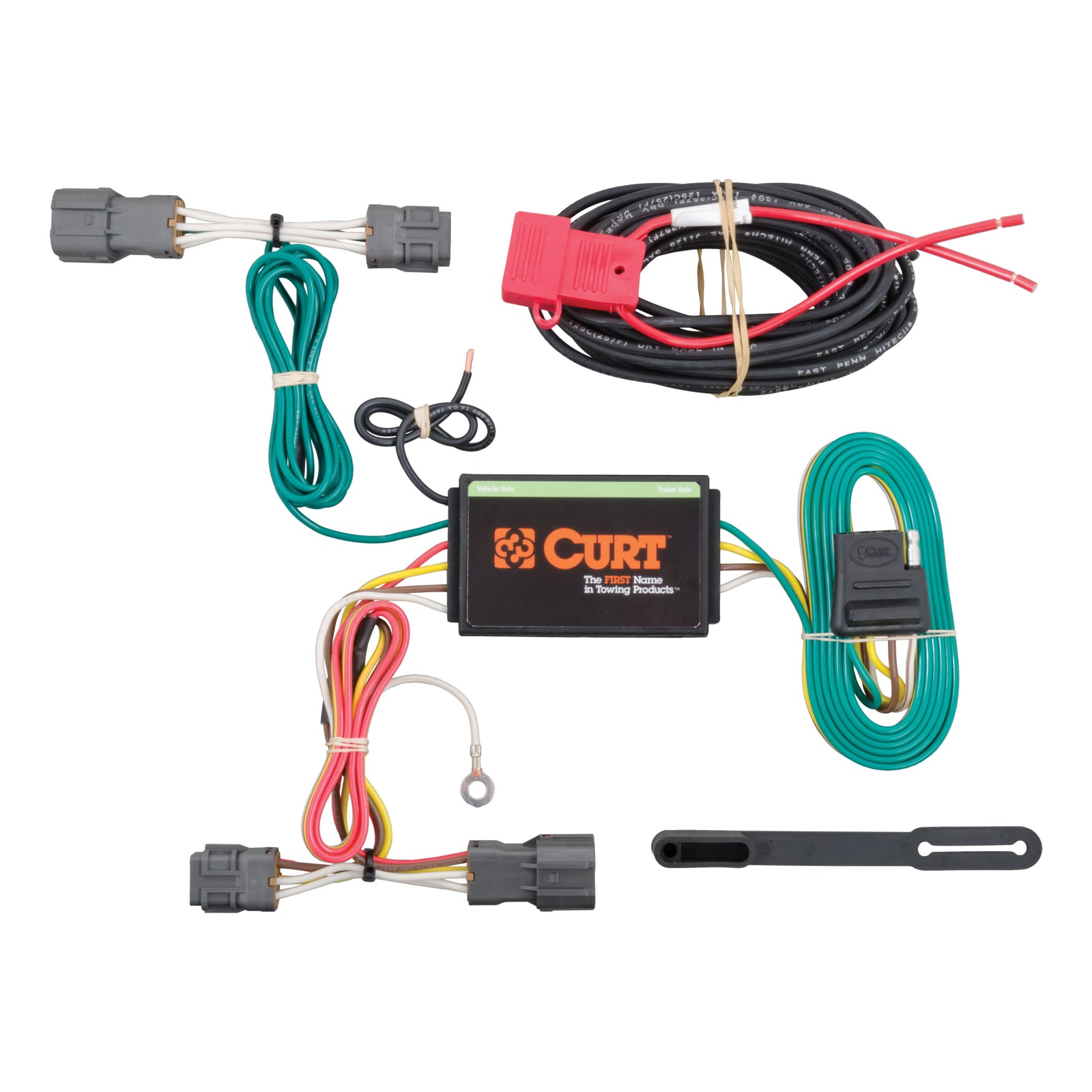 CURT 56220 Vehicle-Side Custom 4-Pin Trailer Wiring Harness, Fits Select Kia Rondo, Soul