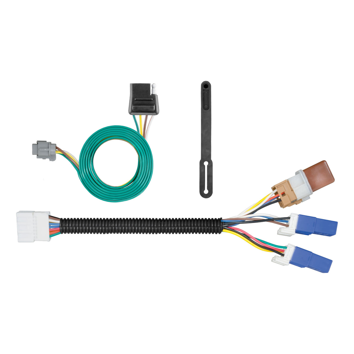 CURT 56225 Vehicle-Side Custom 4-Pin Trailer Wiring Harness, Fits Select Nissan Frontier, Pathfinder, Xterra, Suzuki Equator