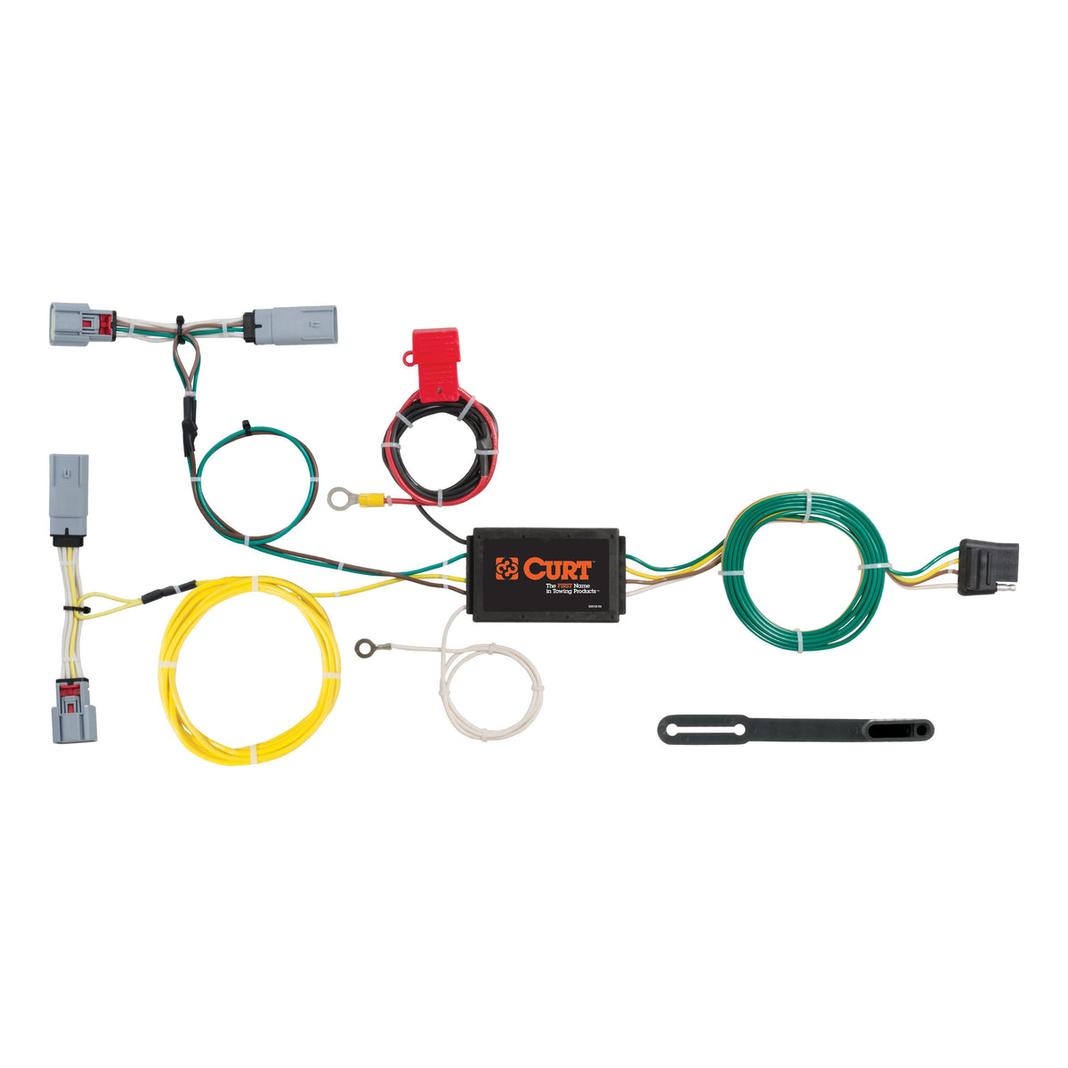 CURT 56235 Vehicle-Side Custom 4-Pin Trailer Wiring Harness, Fits Select Chrysler 300