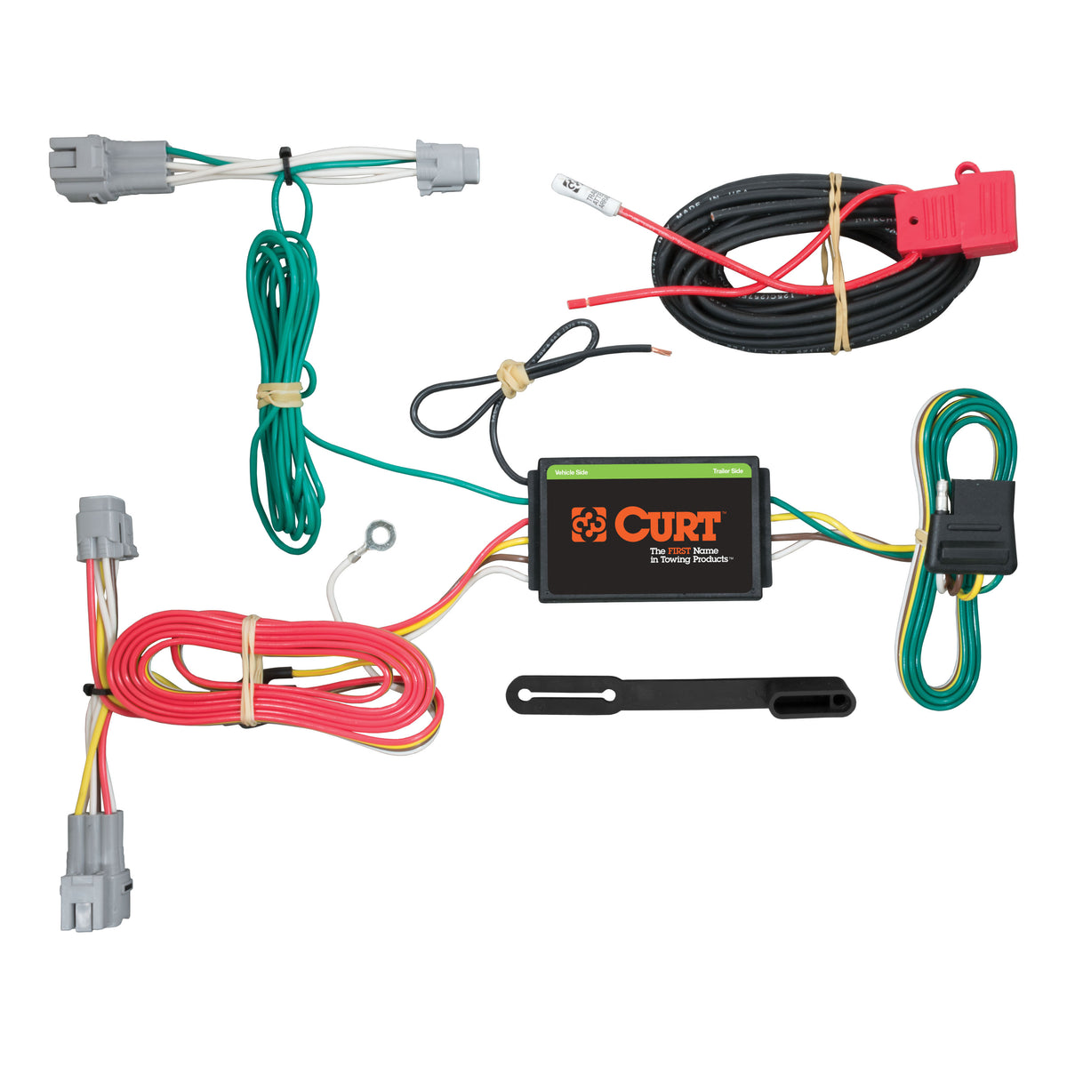 CURT 56243 Vehicle-Side Custom 4-Pin Trailer Wiring Harness, Fits Select Subaru Crosstrek, XV Hybrid