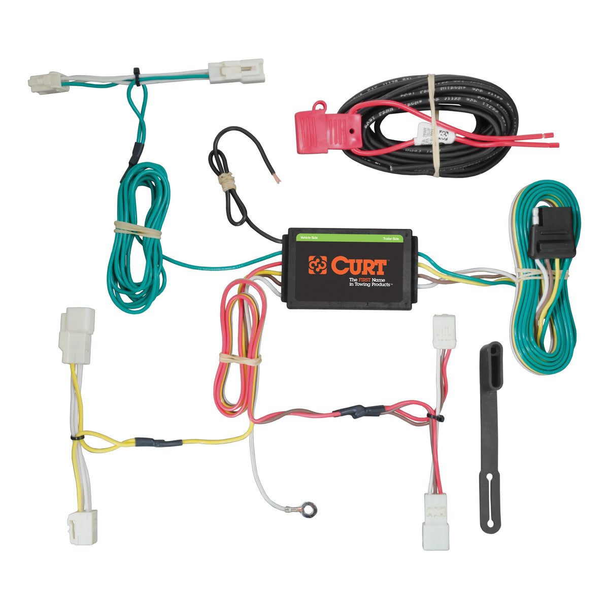 CURT 56261 Vehicle-Side Custom 4-Pin Trailer Wiring Harness, Fits Select Toyota Sienna