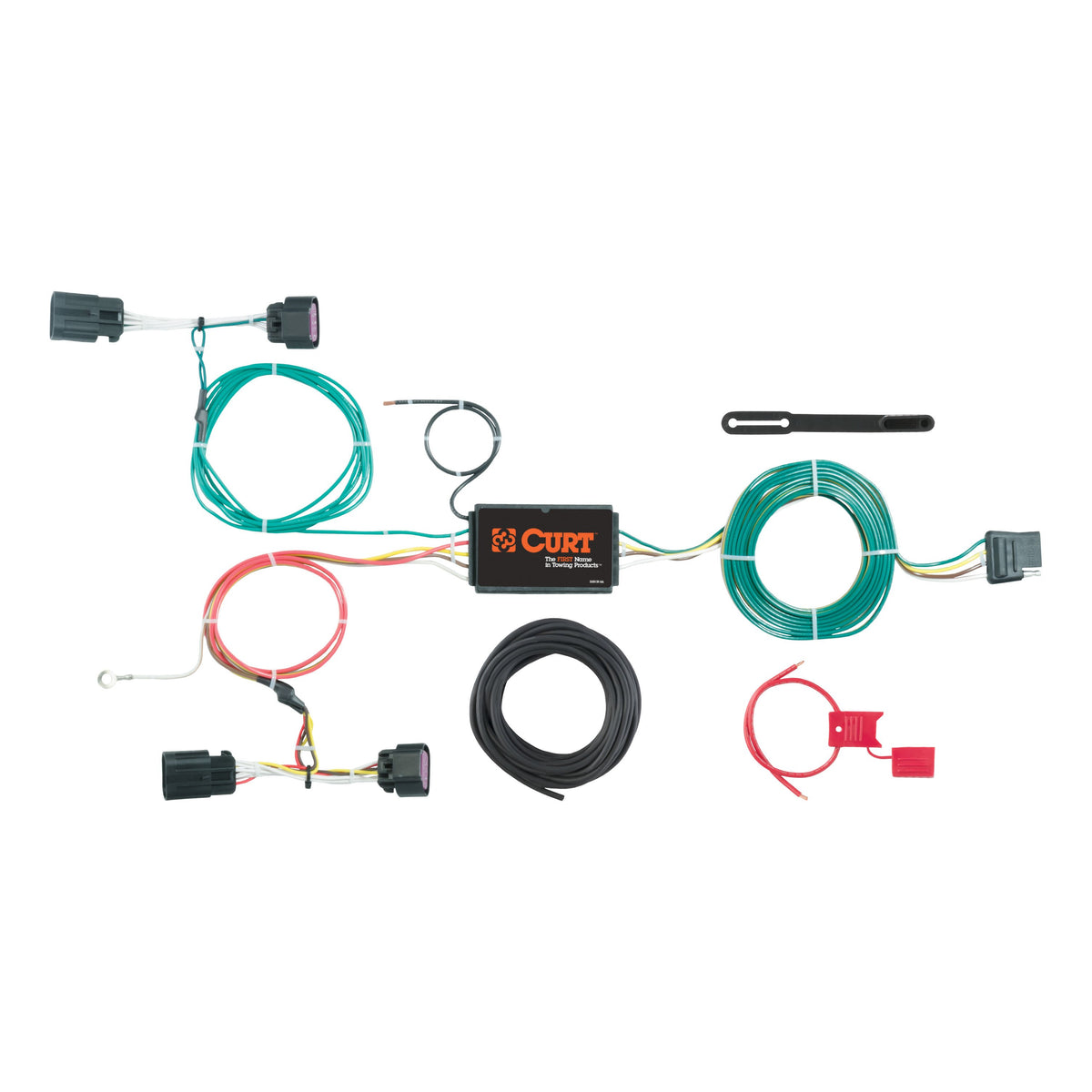 CURT 56270 Vehicle-Side Custom 4-Pin Trailer Wiring Harness, Fits Select Ram ProMaster City