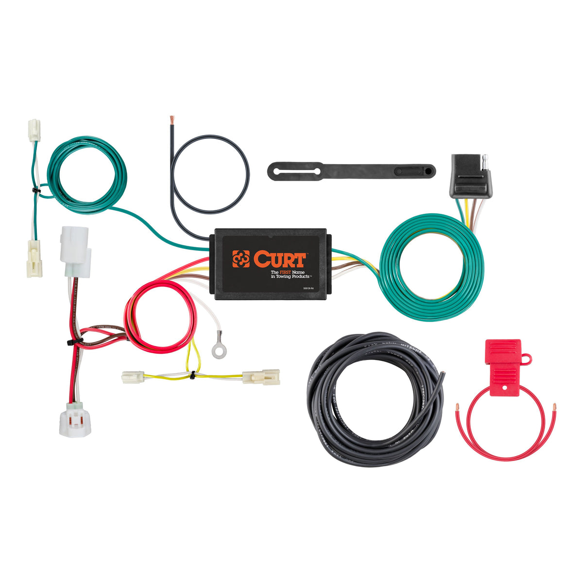 CURT 56280 Vehicle-Side Custom 4-Pin Trailer Wiring Harness, Fits Select Mazda 6