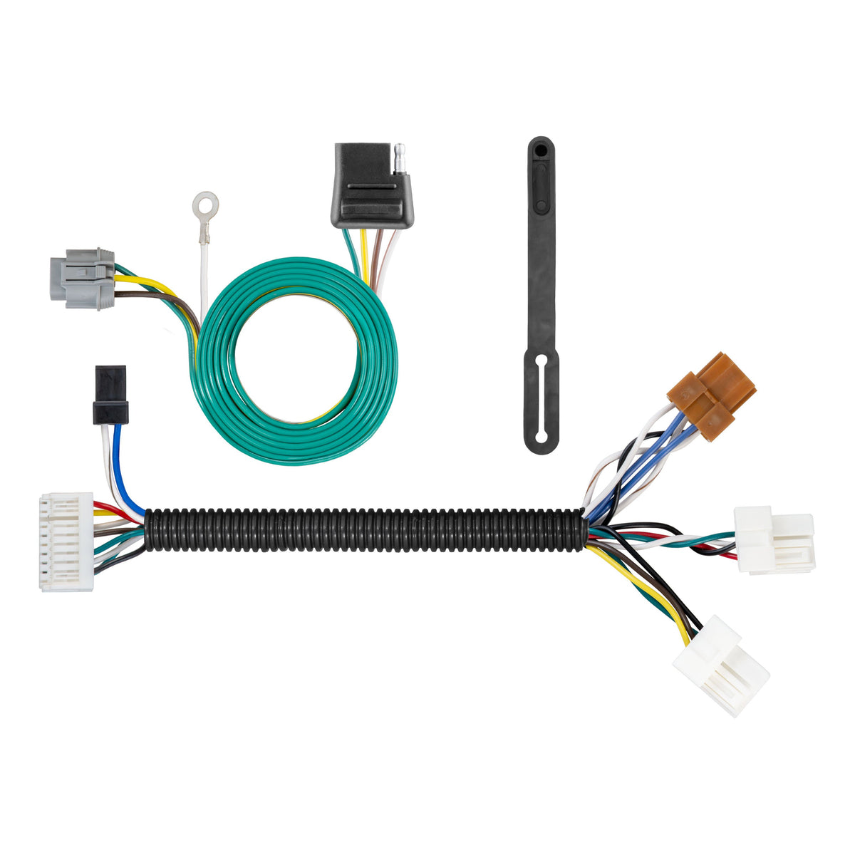 CURT 56281 Vehicle-Side Custom 4-Pin Trailer Wiring Harness, Fits Select Nissan Pathfinder, Infiniti JX35, QX60