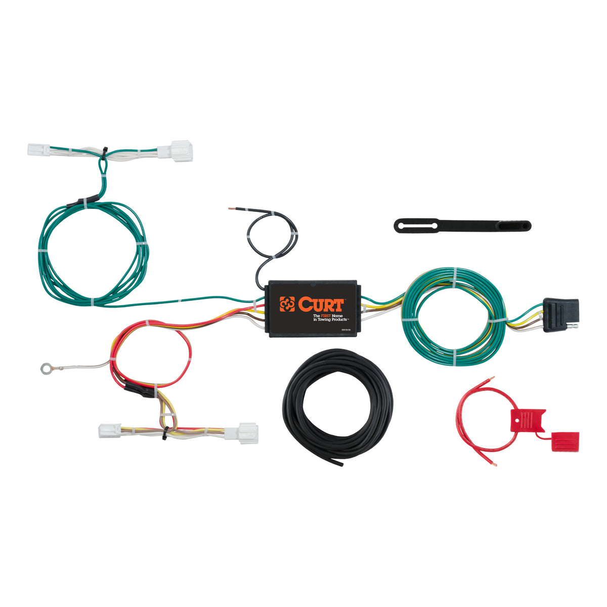 CURT 56300 Vehicle-Side Custom 4-Pin Trailer Wiring Harness, Fits Select Mazda CX-3, MX-5 Miata
