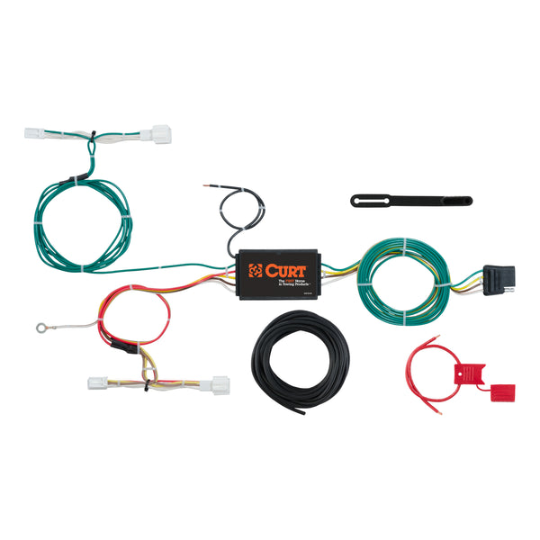 CURT 56300 Vehicle-Side Custom 4-Pin Trailer Wiring Harness, Fits Select Mazda CX-3, MX-5 Miata