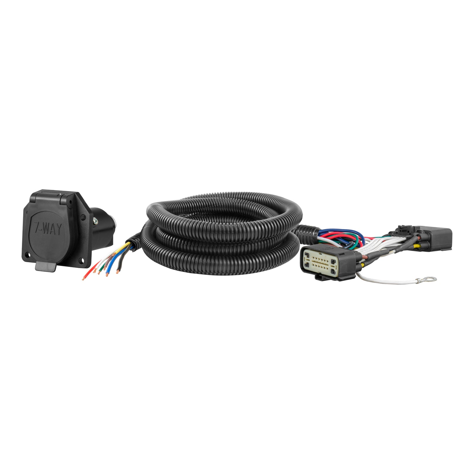 CURT 56306 Vehicle-Side Custom RV Blade 7-Pin Trailer Wiring Harness, Fits Select Ford Explorer, Police Interceptor Utility